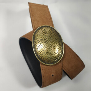 Ceinture reversible femme Noir / Havane